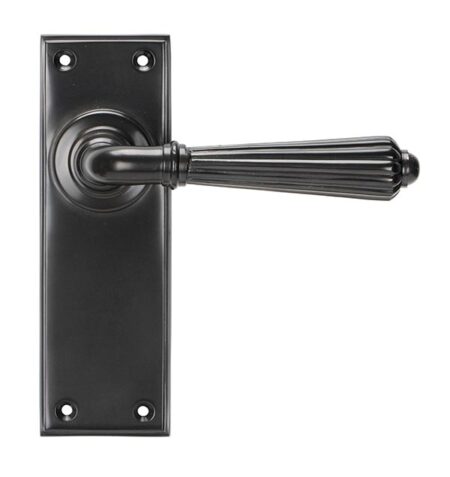 Aged Bronze Hinton Lever Latch Set | 45329