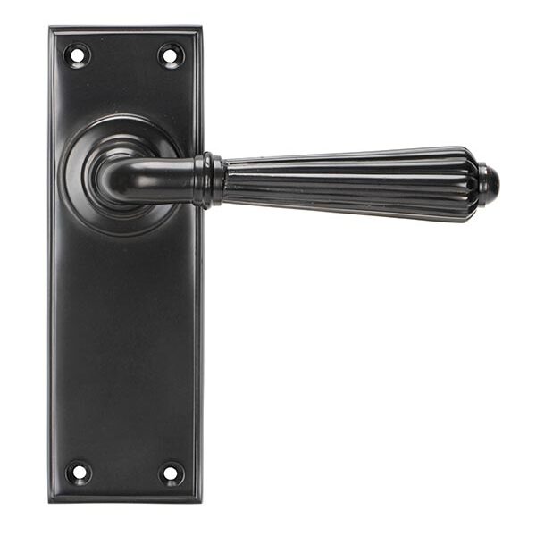 Aged Bronze Hinton Lever Latch Set | 45329