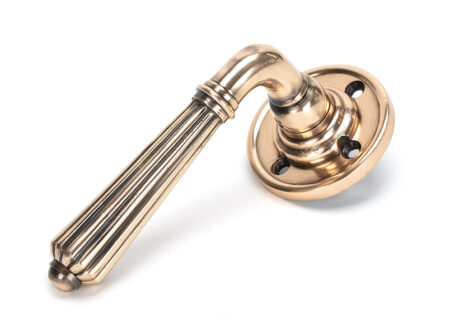 Polished Bronze Hinton Lever on Rose Set | 45333