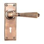 Polished Bronze Hinton Lever Lock Set | 45334