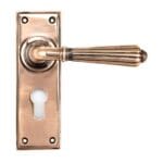 Polished Bronze Hinton Lever Euro Lock Set | 45337