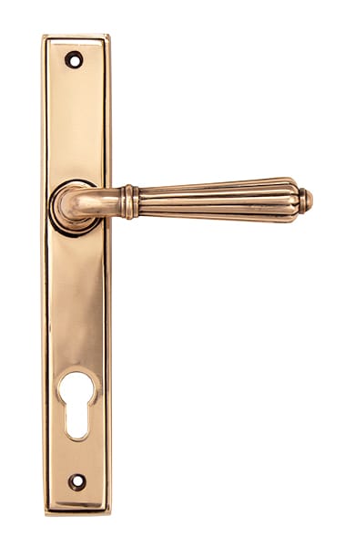 Polished Bronze Hinton Slimline Lever Espag. Lock Set | 45338