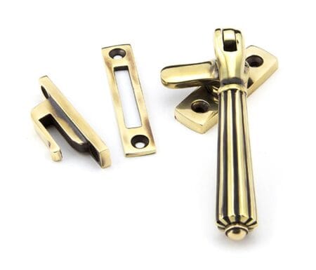 Aged Brass Locking Hinton Fastener | 45339