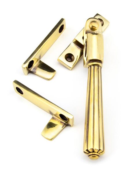 Aged Brass Night-Vent Locking Hinton Fastener | 45344