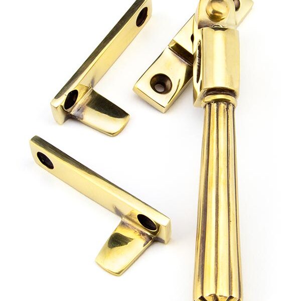 Aged Brass Night-Vent Locking Hinton Fastener | 45344