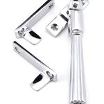 Polished Chrome Night-Vent Locking Hinton Fastener | 45345