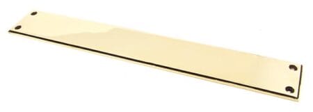 Aged Brass 425mm Art Deco Fingerplate | 45384