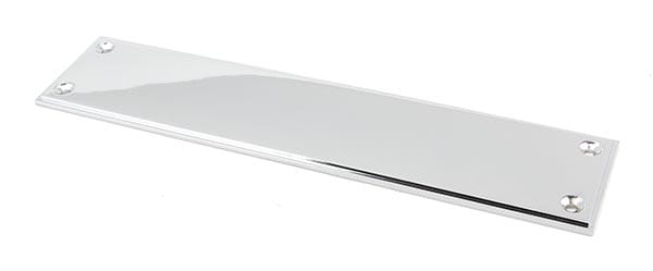 Polished Chrome 300mm Art Deco Fingerplate | 45390
