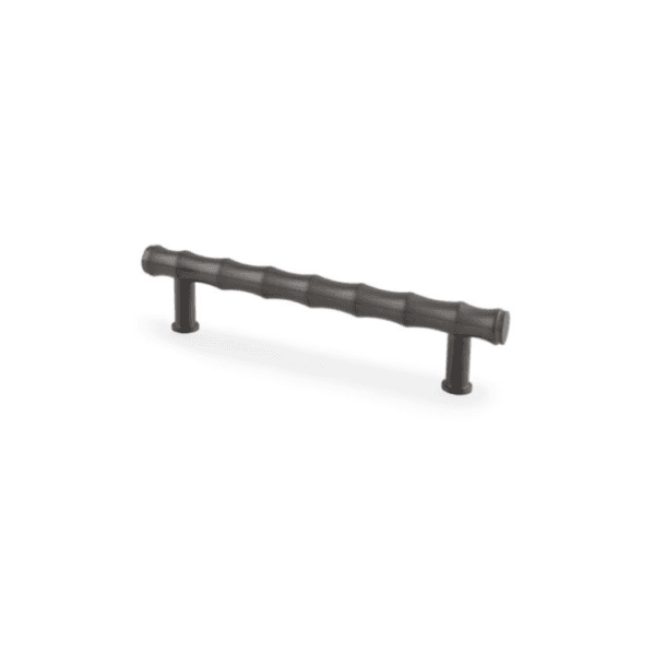 Crispin Bamboo T-bar Cupboard Pull Handle - Dark Bronze PVD - 128mm Centres