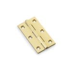 Alexander & Wilks Heavy Pattern Solid Brass Cabinet Butt Hinge - Satin Brass - 3"