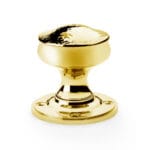 Alexander & Wilks Hammered Mortice Knob - Unlacquered Brass