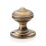 Alexander & Wilks Romeo Mortice Knob - Antique Brass