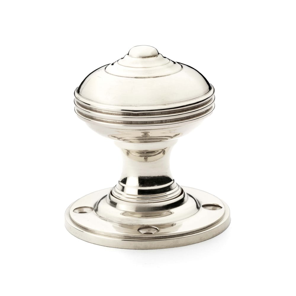 aw304-50-pn.jpg Alexander & Wilks Romeo Mortice Knob - Polished Nickel - Image 1