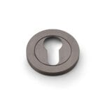 Alexander & Wilks Concealed Fix Escutcheon Euro Profile - Dark Bronze PVD