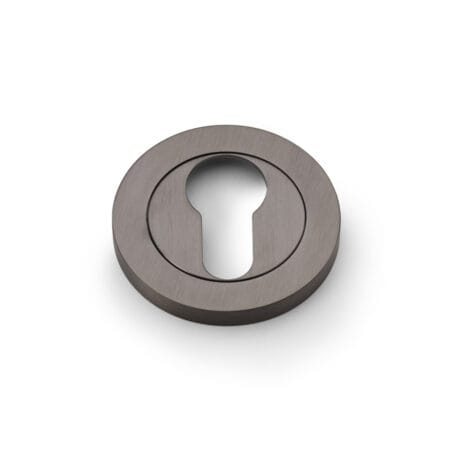 Alexander & Wilks Concealed Fix Escutcheon Euro Profile - Dark Bronze PVD