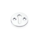 Alexander & Wilks Victorian Standard Profile Escutcheon - Polished Chrome