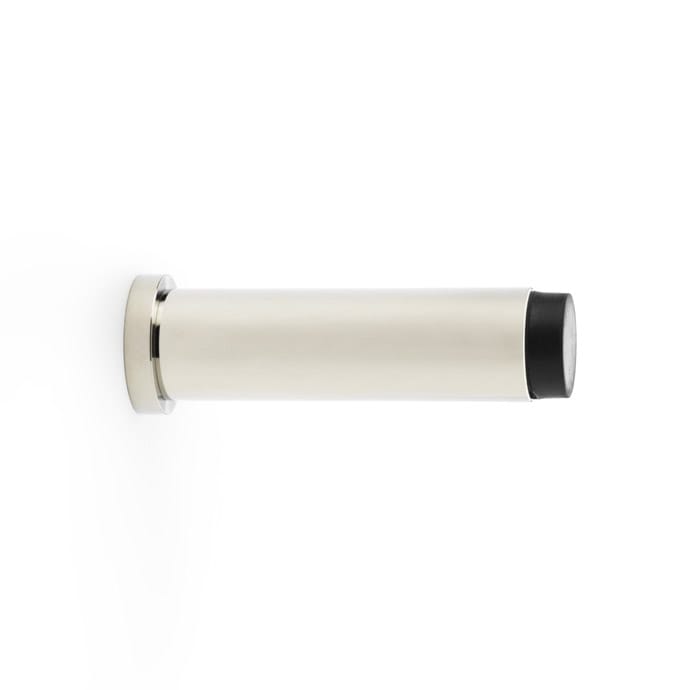 aw601-75-pnpvd.jpg Alexander & Wilks Plain Projection Cylinder Door Stop - Polished Nickel PVD - Image 1