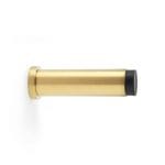 Alexander & Wilks Plain Projection Cylinder Door Stop - Satin Brass PVD