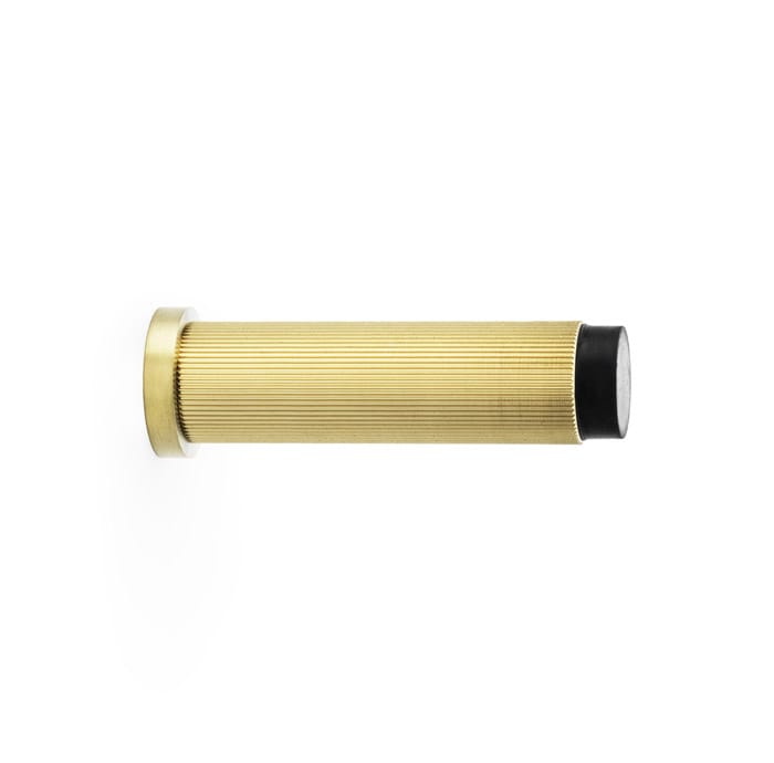 aw602-75-sbpvd.jpg Alexander & Wilks Reeded Projection Door Stop - Satin Brass PVD - Image 1