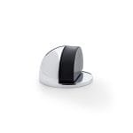 Alexander & Wilks Shield Floor Mounted Door Stop - Polished Chrome