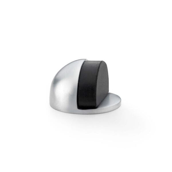 Alexander & Wilks Shield Floor Mounted Door Stop - Satin Chrome