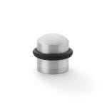 Alexander & Wilks Dome Top Floor Mounted Door Stop - Satin Chrome
