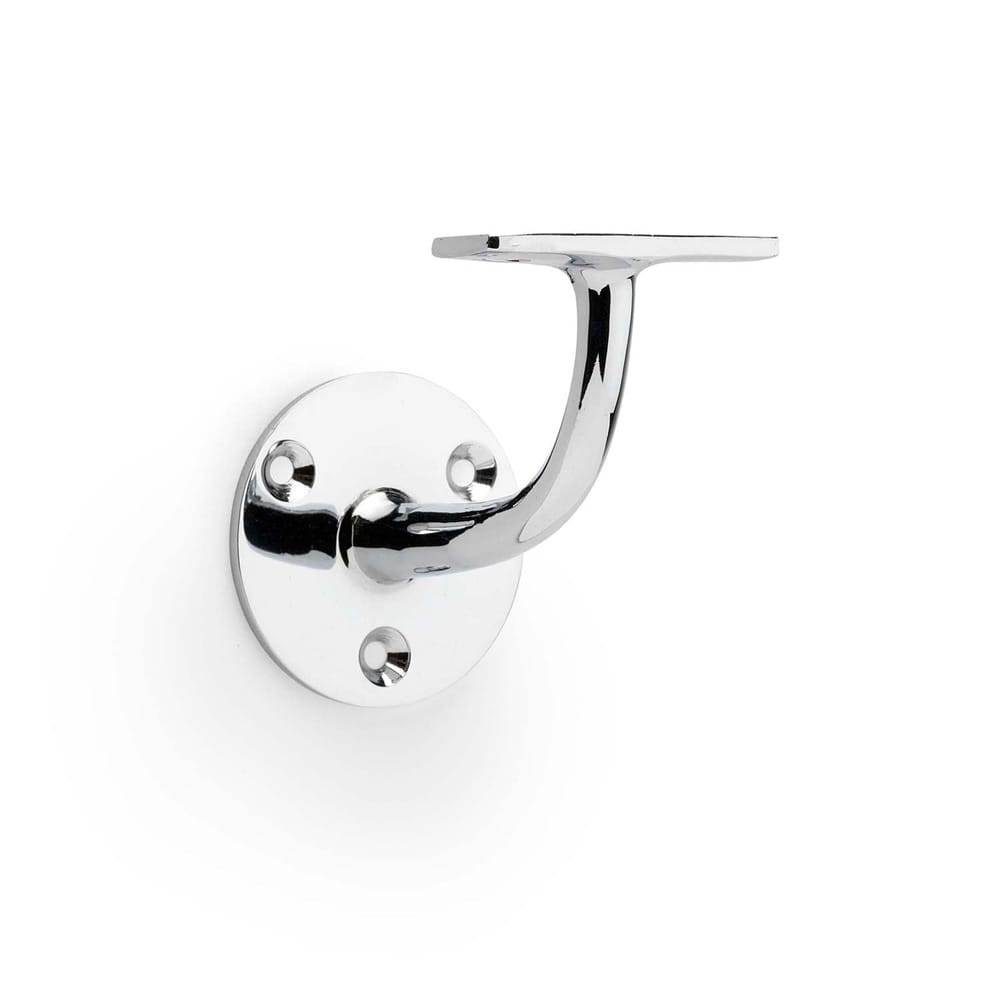 aw750pc.jpg Alexander & Wilks Architectural Handrail Bracket - Polished Chrome - Image 1