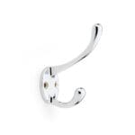 Alexander & Wilks Victorian Hat and Coat Hook - Polished Chrome