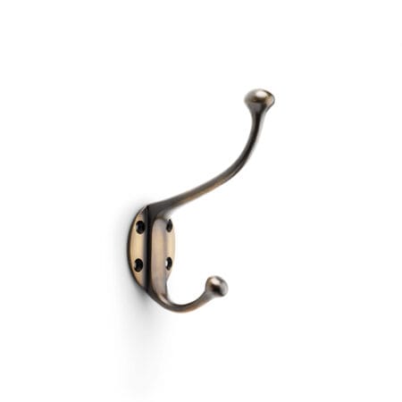 Alexander & Wilks Traditional Hat and Coat Hook - Antique Bronze