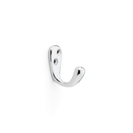Alexander & Wilks Victorian Single Robe Hook - Polished Chrome