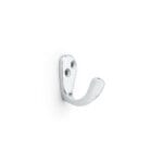 Alexander & Wilks Victorian Single Robe Hook - Satin Chrome