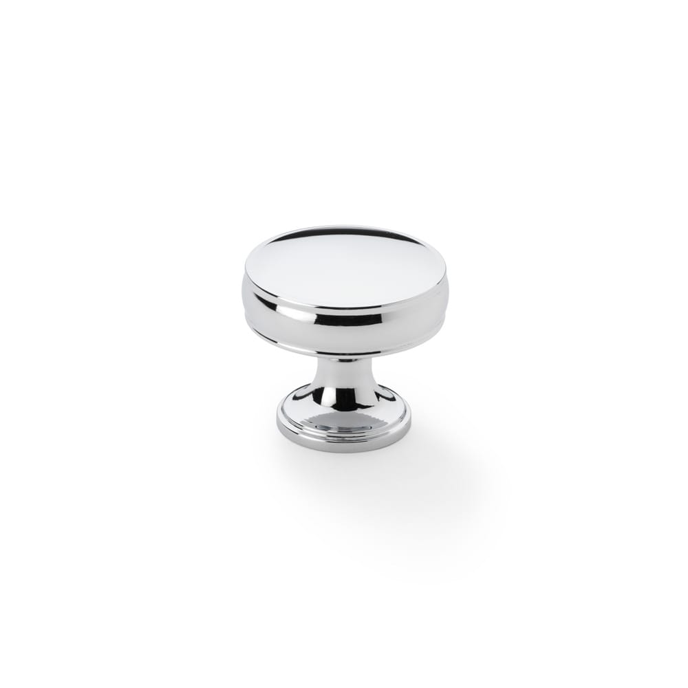 aw808-32-pc.jpg Alexander & Wilks Lynd Cupboard Knob - Polished Chrome - 32mm - Image 1