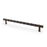 Alexander & Wilks Crispin Bamboo T-bar Cupboard Pull Handle - Dark Bronze PVD - 224mm Centres