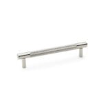 Alexander & Wilks Brunel Knurled T-Bar Cupboard Handle - Polished Nickel - Centres 128mm