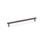 Alexander & Wilks Brunel Knurled T-Bar Cupboard Handle - Dark Bronze Finish - Centres 224mm