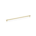 Alexander & Wilks Brunel Knurled T-Bar Cupboard Handle - Satin Brass PVD - Centres 448mm