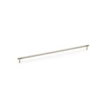 Alexander & Wilks Brunel Knurled T-Bar Cupboard Handle - Satin Nickel - Centres 448mm
