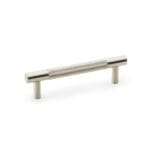 Alexander & Wilks Brunel Knurled T-Bar Cupboard Handle - Satin Nickel - Centres 96mm