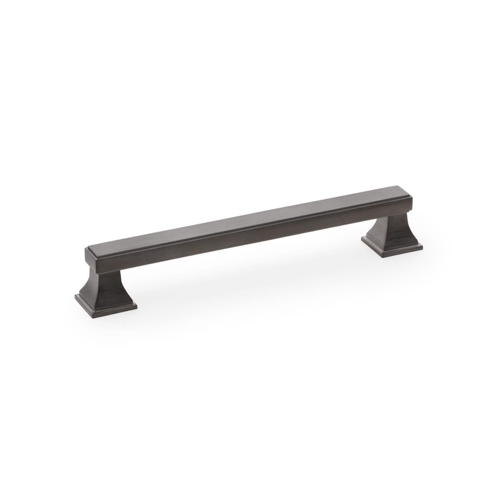 aw813-160-dbzpvd.jpg Alexander & Wilks Jesper Square Cabinet Pull Handle - Dark Bronze PVD - Centres 160mm - Image 1