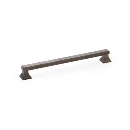 Alexander & Wilks Jesper Square Cabinet Pull Handle - Dark Bronze PVD - Centres 224mm
