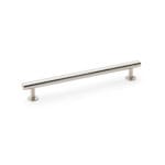 Alexander & Wilks Round T-Bar Cabinet Pull Handle - Satin Nickel - Centres 192mm