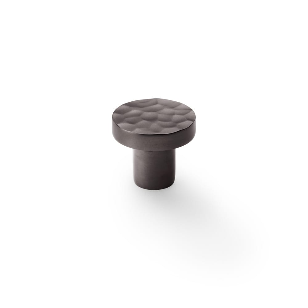 aw820-30-dbz.jpg Alexander & Wilks Hanover Hammered Cupboard Knob - Dark Bronze - 30mm - Image 1