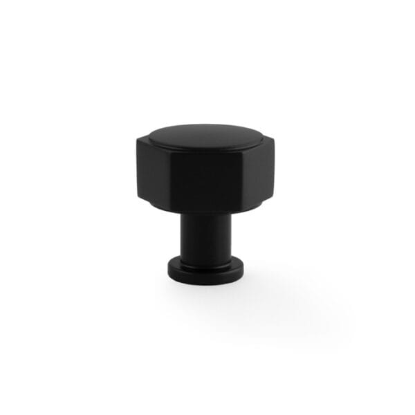 Vesper Hex Cabinet Knob - Black
