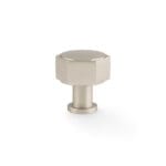 Vesper Hex Cabinet Knob - Satin Nickel