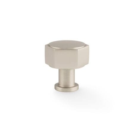 Vesper Hex Cabinet Knob - Satin Nickel