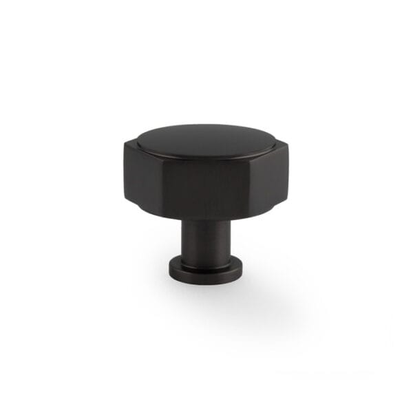 Vesper Hex Cabinet Knob - Black