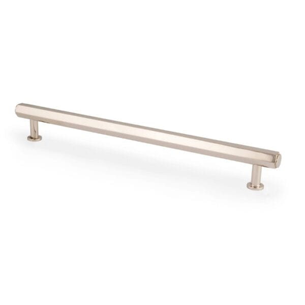 Vesper Hex T-Bar Cabinet Pull-Polished Nickel-224mm C/C