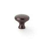 Alexander & Wilks Wade Round Cupboard Knob - Dark Bronze - 32mm