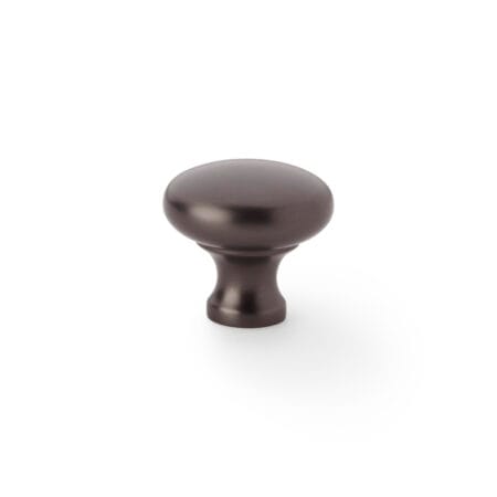Alexander & Wilks Wade Round Cupboard Knob - Dark Bronze - 32mm
