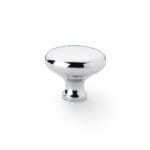 Alexander & Wilks Wade Round Cupboard Knob - Polished Chrome - 38mm
